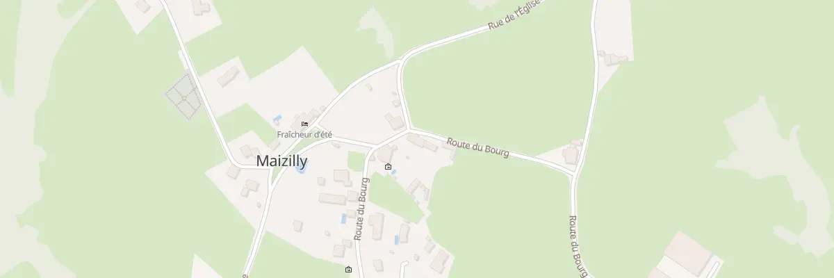 Plan du 344 Rte du Bourg à Maizilly