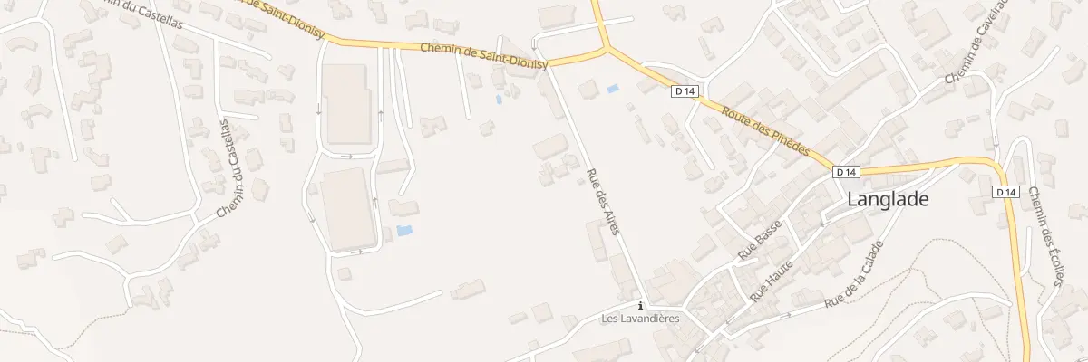 Plan du 68 Che des Aires à Langlade