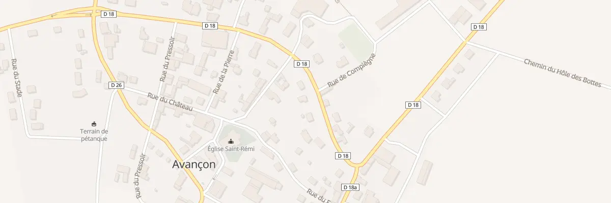 Plan du 7 Rue Levallois à Avançon