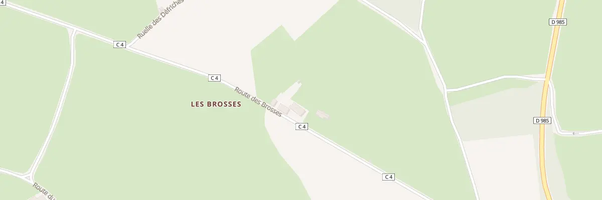 Plan du 793 Rte des Brosses à Changy