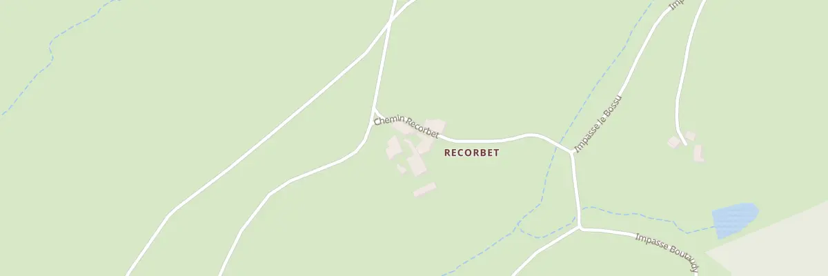 Plan du 4 Che de Recorbet à Lay