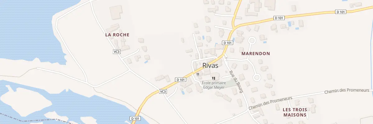 Plan du 1 Rue du Bourg à Rivas