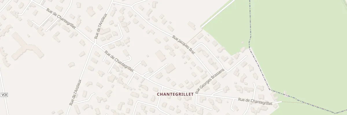 Plan du 575 Rue de Chantegrillet à Montrond-les-Bains