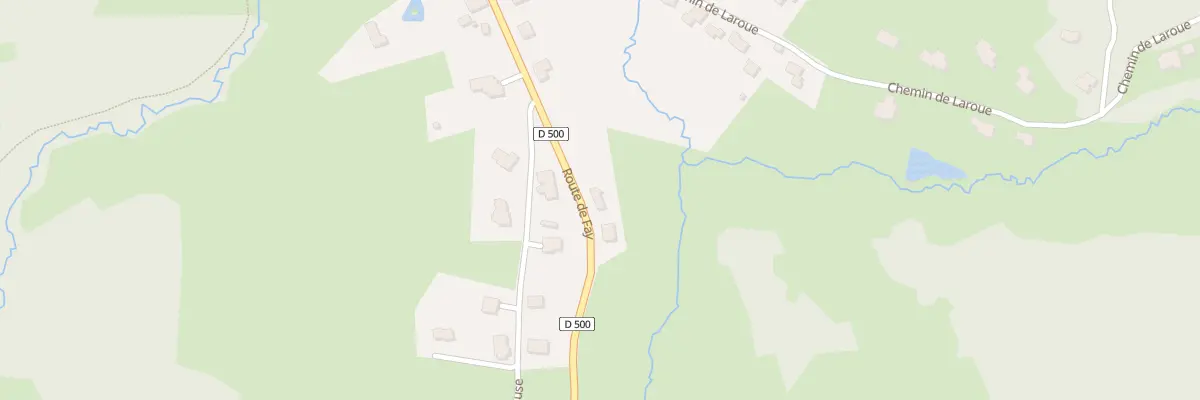 Plan du 25 Rte de Fay à Mazet-Saint-Voy