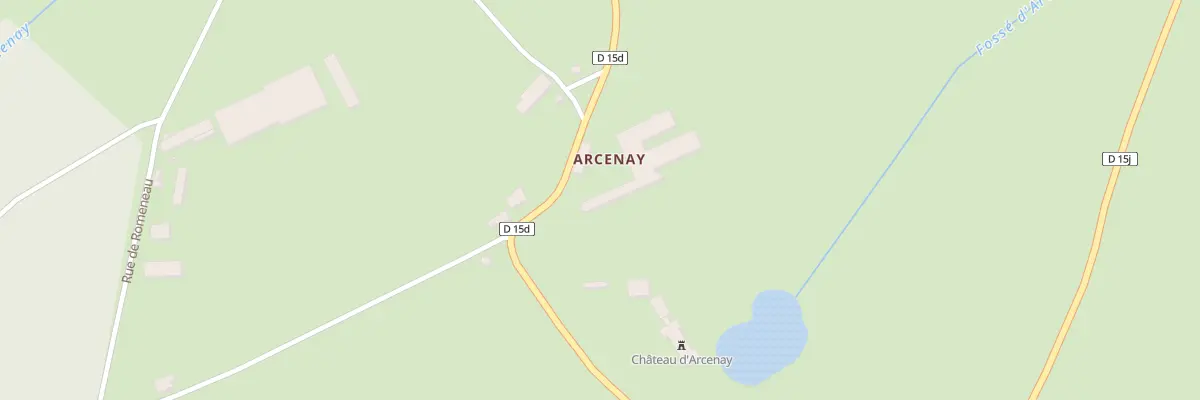 Plan du 6 Rte de Dompierre - Arcenay à Lacour-d’Arcenay