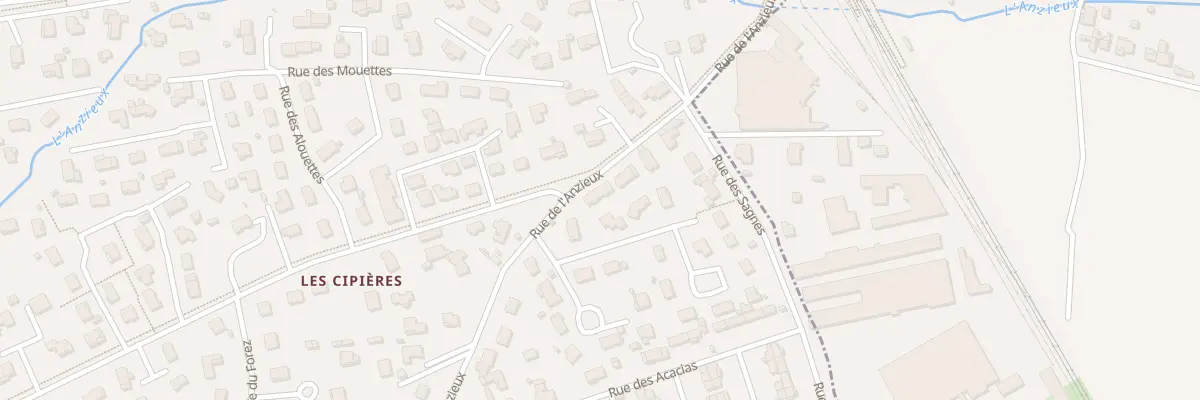 Plan du 343 Rue de l’Anzieux à Montrond-les-Bains