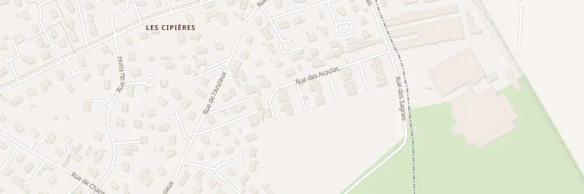 Plan du 233 Rue des Acacias à Montrond-les-Bains