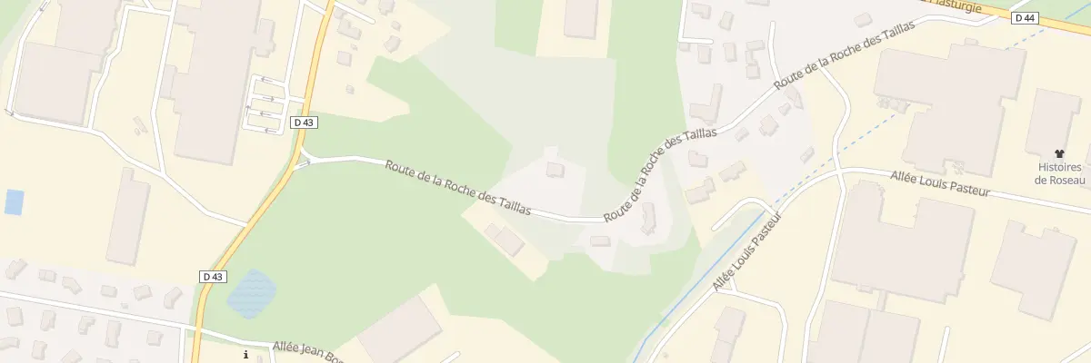 Plan du 1 Rte de la Roche des Taillas à Sainte-Sigolène