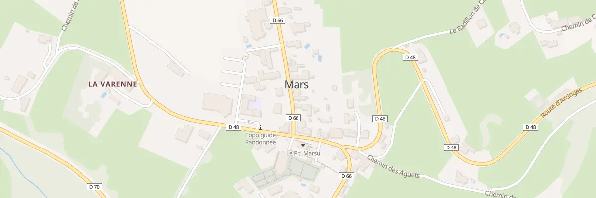 Plan du 54 Rte de la Gonne à Mars