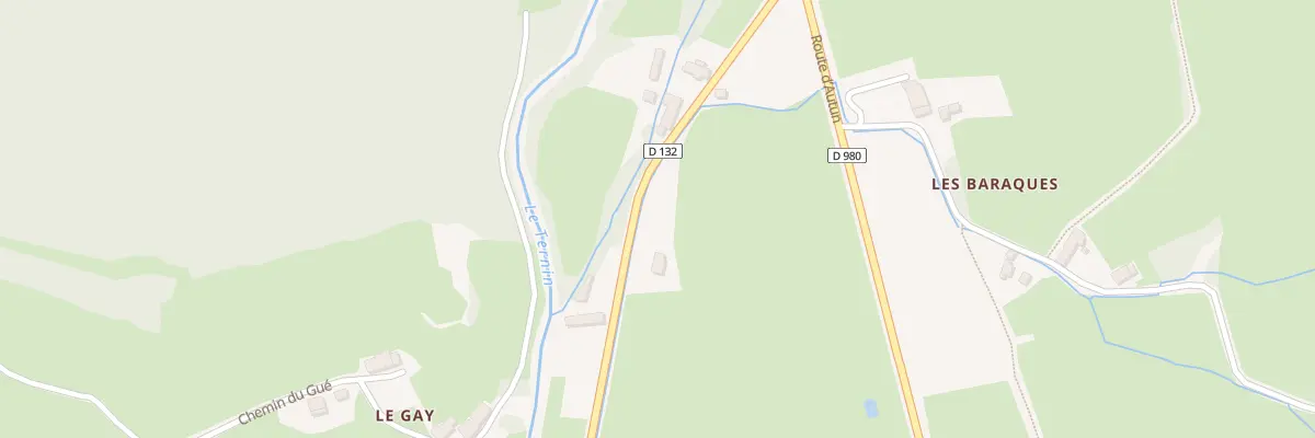Plan du 3 Rte de Sommant à Lucenay-l’Évêque