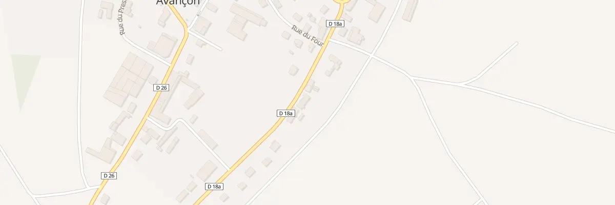 Plan du 11 Rue de Saint-loup à Avançon