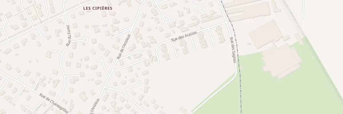 Plan du 255 Rue des Acacias à Montrond-les-Bains