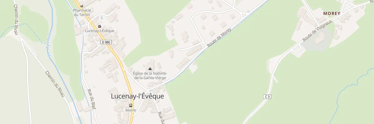 Plan du 5070 Le Bourg à Lucenay-l’Évêque