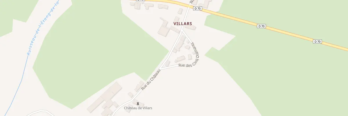 Plan du 7 Rue du Chateau - Villars à Dompierre-en-Morvan
