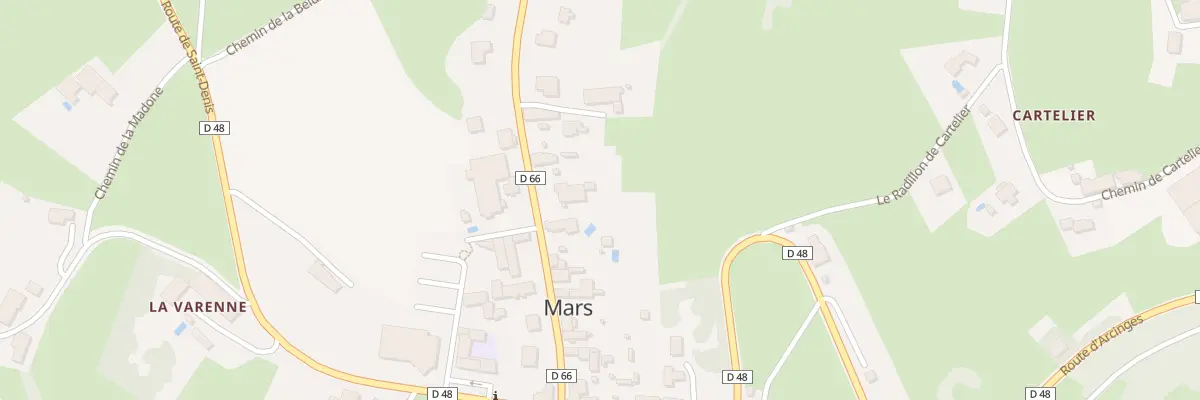 Plan du 5036 Le Bourg à Mars