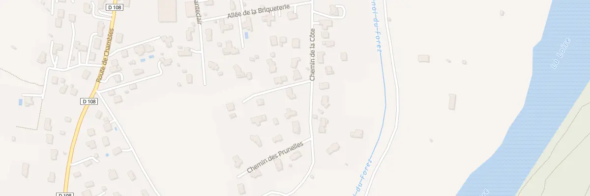 Plan du 92 Che de la Côte à Saint-Just-Saint-Rambert