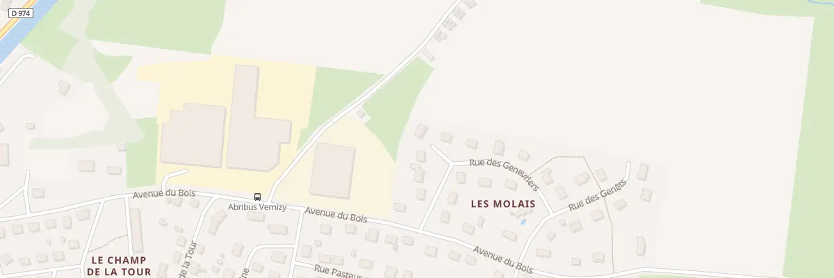 Plan du 7 Rue des Genévriers à Génelard