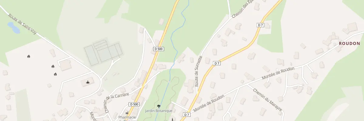 Plan du 1 Rte de Surnette à Mazet-Saint-Voy