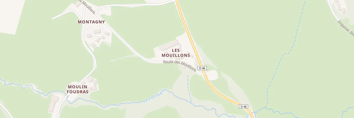 Plan du 5116 Les Mouillons à Brion