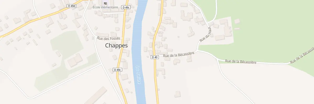 Plan du 17 Rue de Chanteret à Chappes