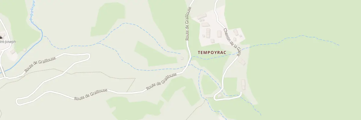 Plan du 3 Rte de Graillouse à La Rochette