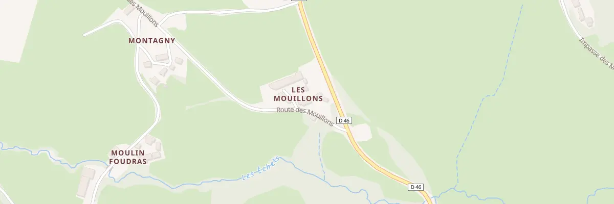 Plan du 5117 Les Mouillons à Brion
