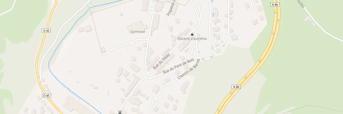 Plan du 15 Rue du Velay à Pont-Salomon