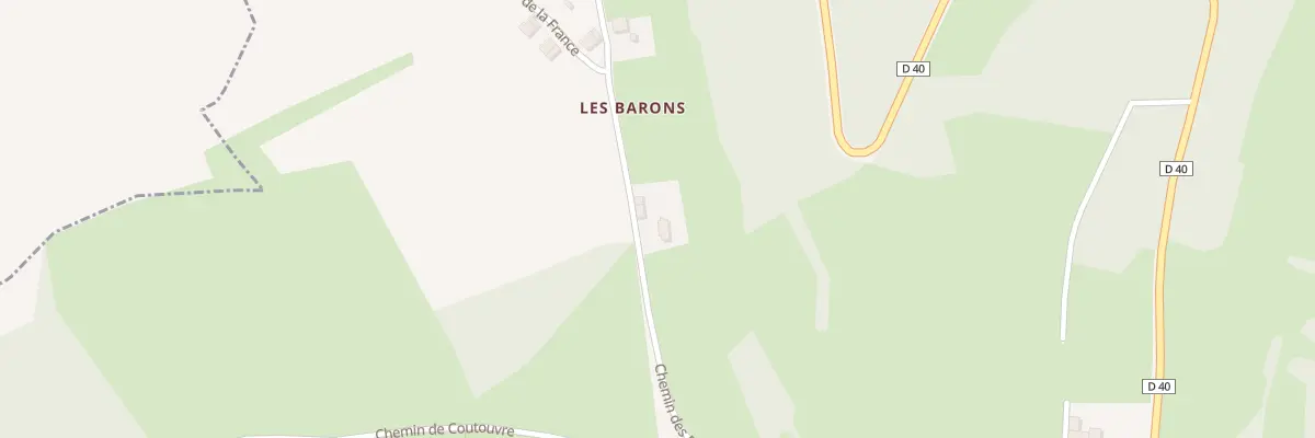 Plan du 951 Che des Barons à Jarnosse