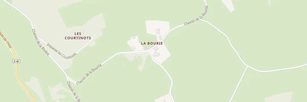 Plan du 310 Che de la Bourrie à Jarnosse