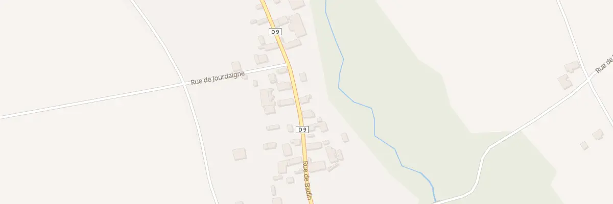 Plan du 12 Rue de Badin à Lhuître