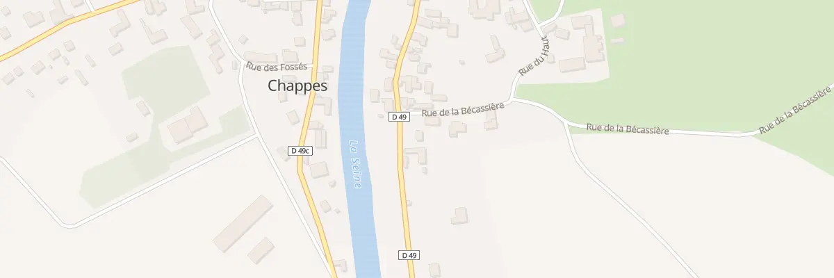 Plan du 21 Rue de Chanteret à Chappes