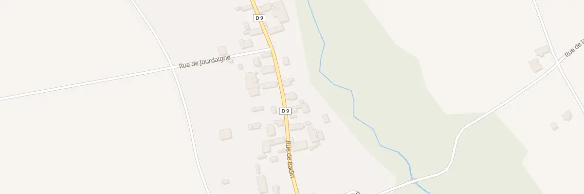Plan du 10 Rue de Badin à Lhuître