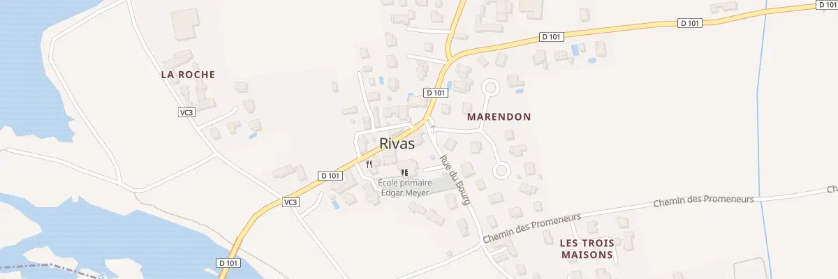 Plan du 2 Che des Ecoliers à Rivas