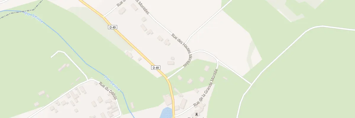 Plan du 1 Rue des Hautes Montees à Chappes
