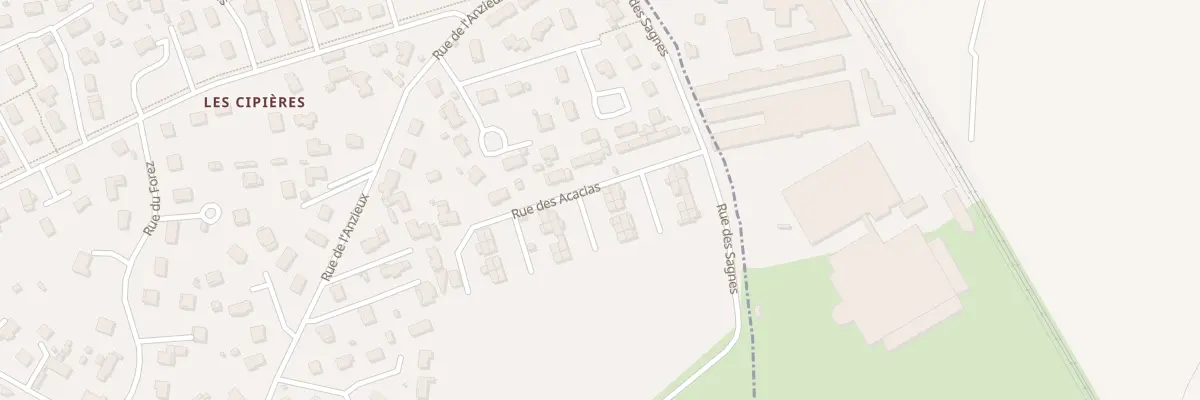 Plan du 105 Rue des Acacias à Montrond-les-Bains