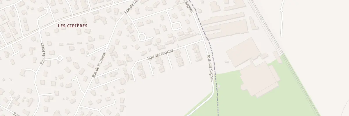 Plan du 107 Rue des Acacias à Montrond-les-Bains