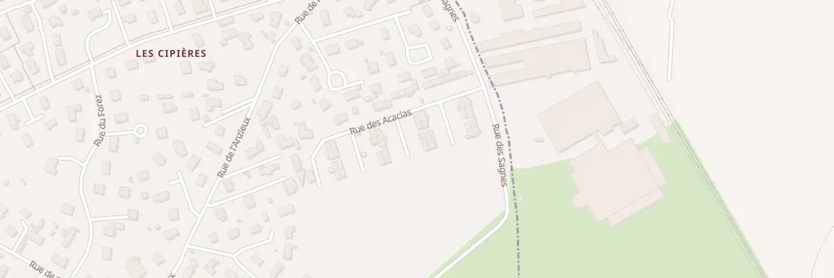 Plan du 109 Rue des Acacias à Montrond-les-Bains