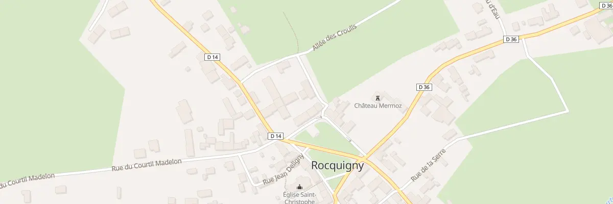 Plan du 5027 Le Village à Rocquigny