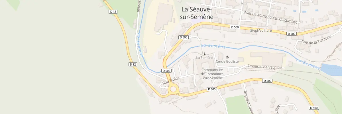 Plan du 2 Av de la Semène à La Séauve-sur-Semène