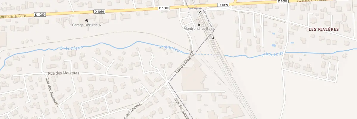 Plan du 166 Rue de l’Anzieux à Montrond-les-Bains