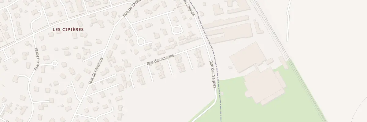 Plan du 59 Rue des Acacias à Montrond-les-Bains