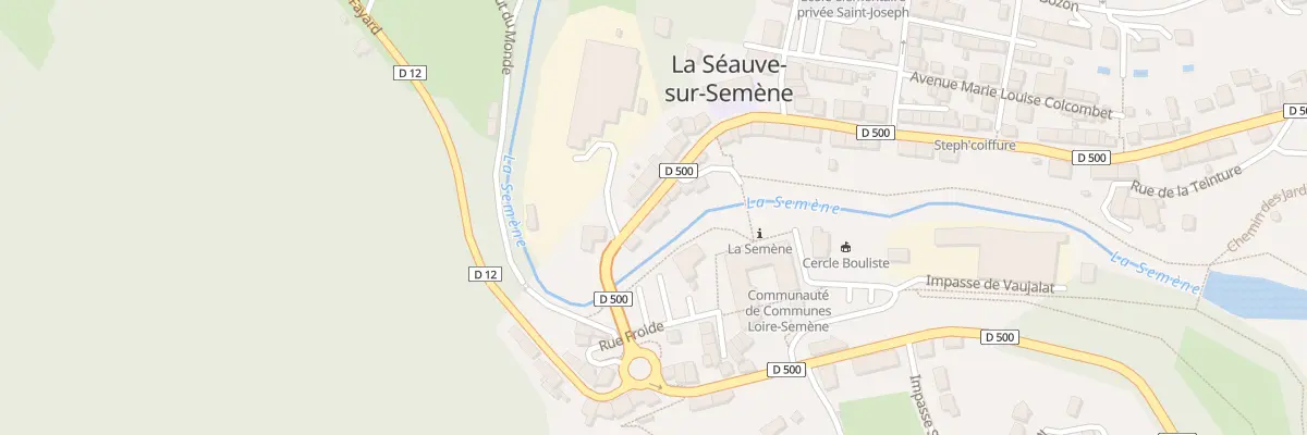 Plan du 6A Av de la Semène à La Séauve-sur-Semène