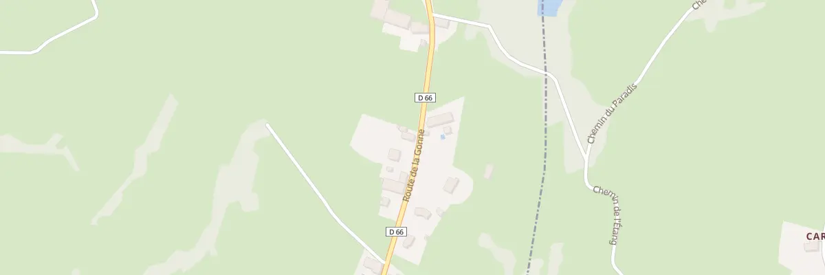 Plan du 965 Rte de la Gonne à Mars