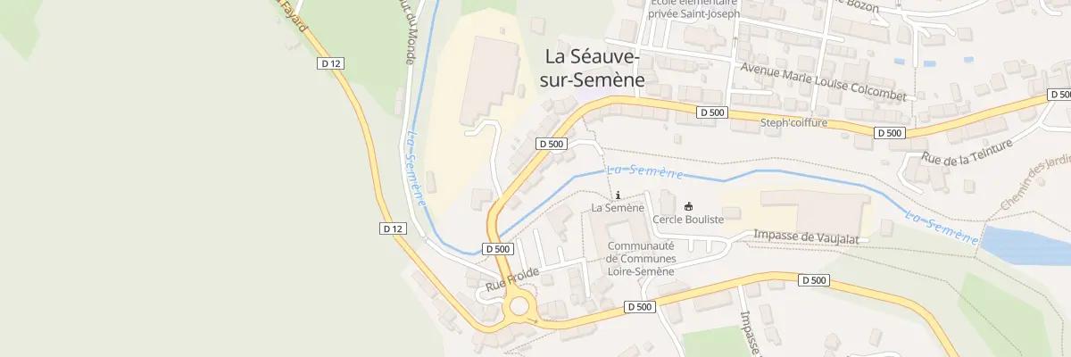 Plan du 6 Av de la Semène à La Séauve-sur-Semène