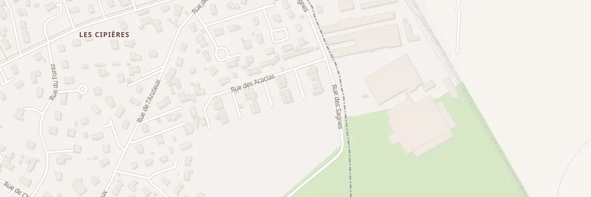 Plan du 55 Rue des Acacias à Montrond-les-Bains