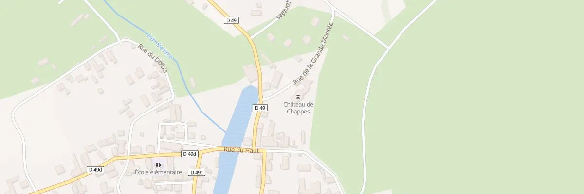 Plan du 4 Rue de la Grande Montee à Chappes