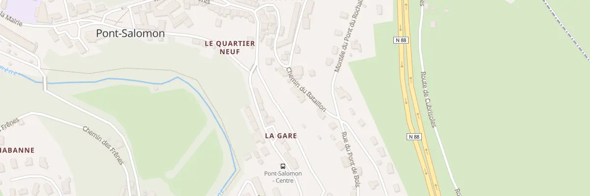 Plan du 4 Che du Bataillon à Pont-Salomon