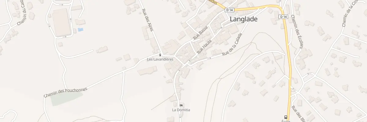 Plan du 2 Rue des Chasselas à Langlade