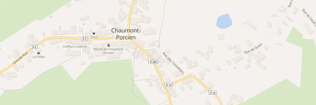 Plan du 2 Rue des Tonneliers à Chaumont-Porcien
