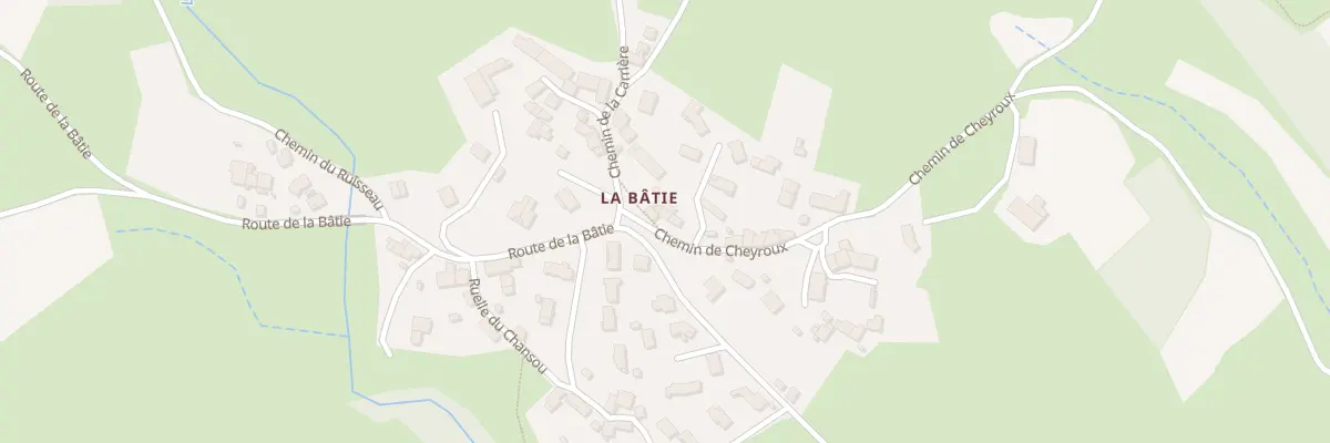 Plan du 3 Che de Cheyroux à Sainte-Sigolène